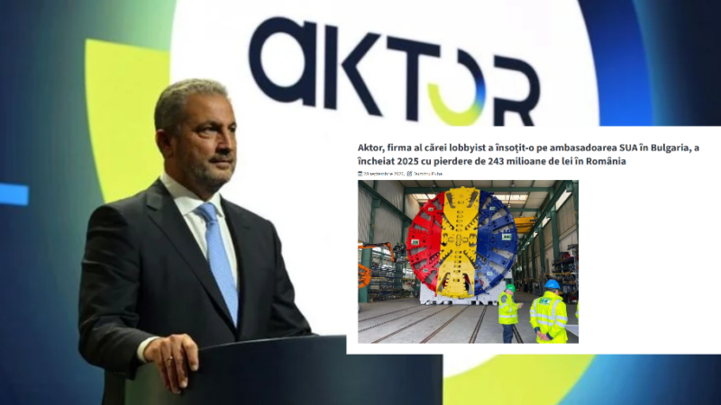 Σε ζημιογόνα τροχιά η Aktor στη Ρουμανία: Οικονομικά αποτελέσματα και καθυστερήσεις έργων