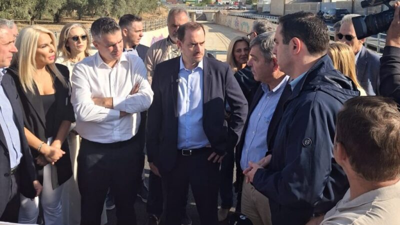 Ολοκληρώθηκε το αντιπλημμυρικό έργο διευθέτησης του χειμάρρου Γιαννούλα στο Θριάσιο Πεδίο