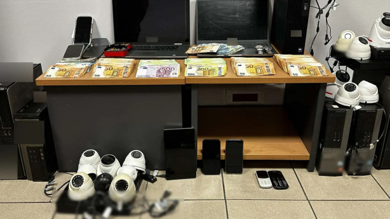 Εξάρθρωση εγκληματικής οργάνωσης παράνομων τυχερών παιγνίων στη Θεσσαλονίκη